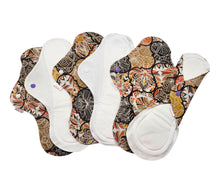 Зареди изображението от галерия, 6 бр. Памучни превръзки с Ориенталски десен,подходящи за инконтиненция, следродилни, многократни, дишащи и водоустойчиви 