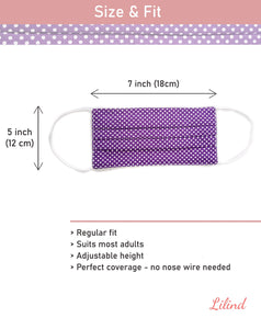 5 Pack Reusable Face Masks Rainbow, Cotton Face Masks, Face Mask Washable